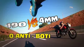 4MM CHITÃO MOTOS VS 190 PIRATÃO! NOVA TECNICA DO RACHA O ANTI - BOTI