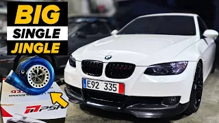 BIG Single Turbo Install - BMW N54 335i