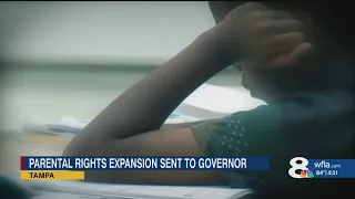 Parental rights in education expansion bill awaiting Gov. DeSantis' signature