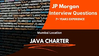 #jpmorgan #interview Question & Answers | Part 1 - Java Developer 7+ Years Experience #java #mumbai