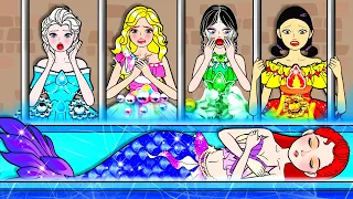 Who Murdered The Princess! - Barbie Four Element In Jail Handmade - DIYs Paper Dolls & Crafts