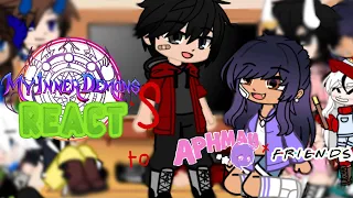 My inner demons reacts to aphmau and friends