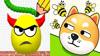 Draw to Smash VS Save the Dog - All Levels Android iOS Gameplay Ep 1