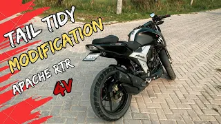 How to make your bike look sexy - Apache RTR 4v Tail Tidy Modification | Aakash 46