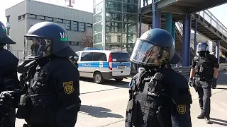 Polizeikessel Sinsheim 28.03.2021