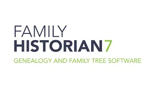 A Quick Tour of Family Historian 7