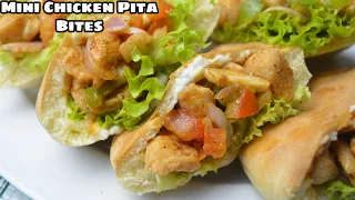 Mini Pita Pockets | Chicken Pita Sandwich | Chicken Pita Pockets | Ramadan Recipe | Iftar Recipes