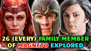 26 (Every) Insanely Powerful Magneto's Family Members - Explored
