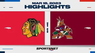 NHL Highlights | Blackhawks vs. Coyotes - March 18, 2023