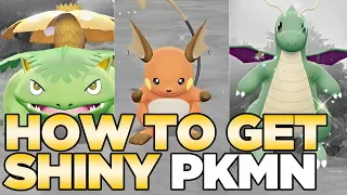 How to Get Shiny Pokemon in Pokemon Let's Go Pikachu & Eevee