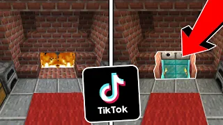 Gw Pake Minecraft Hacks di Tik Tok Untuk Bikin Rumah Paling Rahasia ...