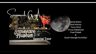 A special tour of Graveface Museum - Serial killers, true crime, pinball, and Savannah! (Graphic)
