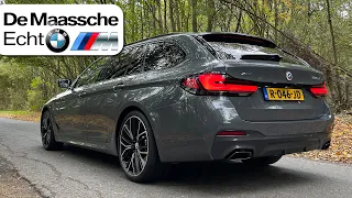 BMW 5 Serie 540d Touring op de Autobahn! - BMW M De Maassche Echt