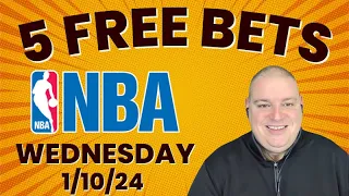 Wins-Day 5 Free NBA Betting Picks & Predictions - 1/10/24 l Picks & Parlays