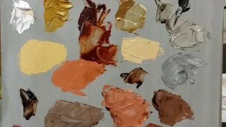 Earth Colors in Oil Paint