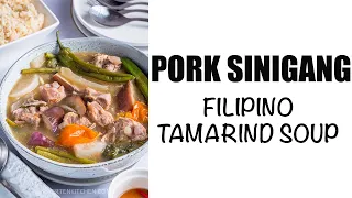 Sinigang na Baboy (Pork Sinigang) - comforting and delicious Filipino Tamarind Soup