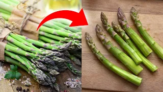 How to clean and cook asparagus (green or white asparagus is the same)