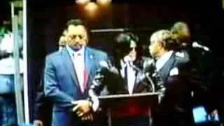 Michael Jackson interview @ James Brown's Funeral