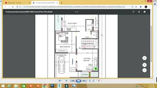 3 BED ROOM HOUSE PLAN DOWNLOAD IN AUTO CAD WITH CAR PARKING