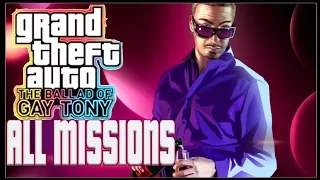 Grand Theft Auto 4 The Ballad Of Gay Tony All Missions Walkthrough Gameplay No Commentary (PC)