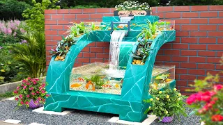 Amazing outdoor aquarium for your garden | Garden decoration ideas