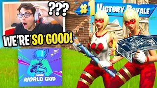 I Found My *NEW* DUO PARTNER in Fortnite... (He Played in WORLD CUP)
