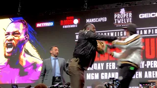 WATCH WILDER  & FURY CRAZY face-off that finally BRINGS the HEAT!!