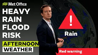 20/10/23 – Continuing very wet and windy – Afternoon Weather Forecast UK – Met Office Weather