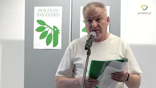 Poezijos pavasaris Punske 2024  Sigitas Birgelis