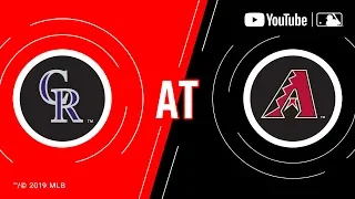 Rockies at D-backs 8/21/19 | MLB Game of the Week Live on YouTube