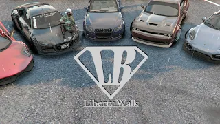 GTA 5 - LBWK Stanced Car Collection - 3 ( Car Mods Showcase / Cinematic )