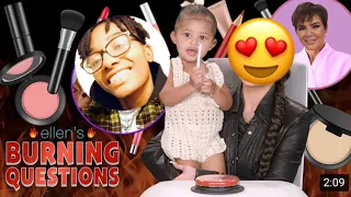 Kylie Jenner & Stormi Answer Ellen’s ‘Burning Questions’ Reaction