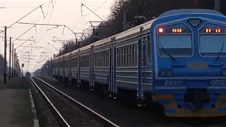 Ед9м-0060 №7035 Київ-Роток пл.888 км перегін Боярка-Васильків 1 ПЗз