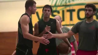 Blake Griffin De Andre Jordan wesley Johnson and Sasha Vujacic  summer 2014 workout