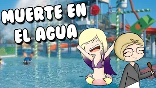 MUERTE EN EL PARQUE ACUATICO CON LA ABUELA RITA | Roblox Robloxian Waterpark en Español