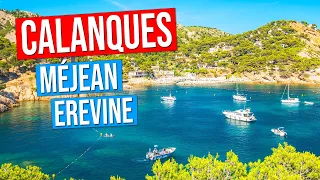 CALANQUES of MEJEAN and l'EREVINE (MARSEILLE, FRANCE 4K)