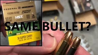 30 Thursday ep. 10: Is there any difference between Remington HTP and Federal HST in 30 Super Carry?