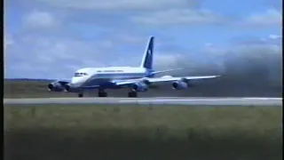 Convair 990 Takeoff Bisho 1986