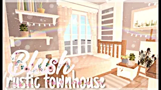 Bloxburg: Blush Rustic Townhouse