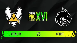 Vitality vs. Spirit - Map 2 [Vertigo] - ESL Pro League Season 16 - Group A
