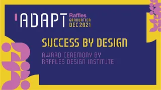 ADAPT I Raffles Singapore and Coventry University December 2021 Graduation Ceremony