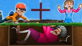 Miss T fake death ! Teacher TROLL Nick and Tani - Scary teacher 3D |VMAni English|