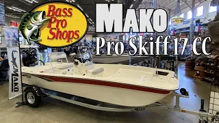 Best Saltwater Shallow Fishing Boat for Beginners? Mako Pro Skiff 17 CC! Bass Pro Shop Boats