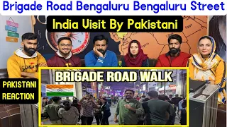 Reaction on Brigade Road Bengaluru | Bengaluru Street | India Visit by Pakistani.