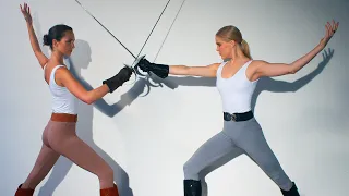 KUNG FU FEMMES - "Mark of Zorro" Sword Fight