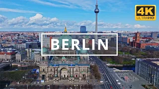 Berlin, Germany 🇩🇪 | 4K Drone Footage (With Subtitles)