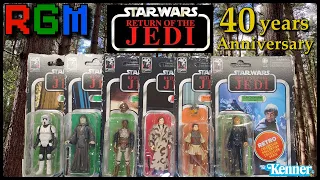 Hasbro Kenner "Return Of The Jedi" 40th Anniversary Action figures The Retro Collection Comparison