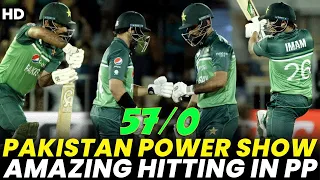 Powerplay | Pakistan's Brutal Hitting | Pakistan vs New Zealand | 1st ODI 2023 | PCB | M2B2A