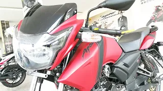 All NEW 2018 EDITION TVS APACHE RTR 160 MATTE RED COLOUR BS4 MODEL FULL WALK AROUND REVIEW