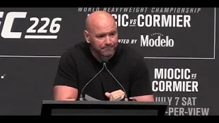 Dana White Explains When Max Holloway Started Showing Concussion-like Symptoms